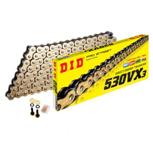 DID VX X-Ring Gold Motorcycle Drive Chain