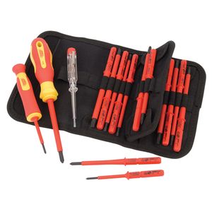 Draper Expert Ergo Plus 18 Piece VDE Approved Fully Insulated Screwdriver Set
