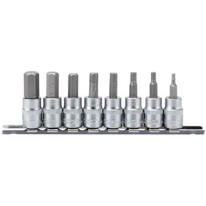 Draper 3/8&quot; Sq. Dr. Hexagonal Socket Bit Set (8 piece)