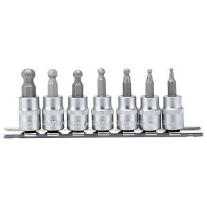 Draper 3/8&quot; Sq. Dr. Hexagonal Socket Bit Set (7 piece)