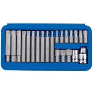 Draper 3/8, 1/2'' Sq. Dr. Ribe Socket and Bit Set