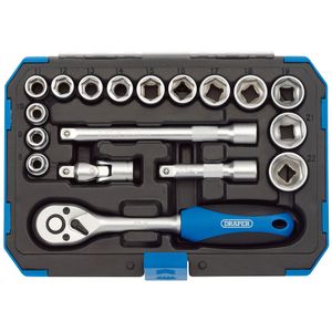 Draper 3/8&quot; Sq. Dr. Metric Socket Set (18 Piece)