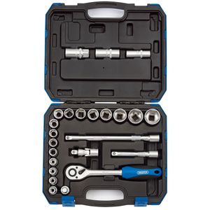 Draper 1/2&quot; Sq. Dr. Metric Socket Set (24 Piece)