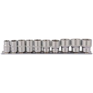 Draper 3/8'' Square Drive Socket Set on Metal Rail