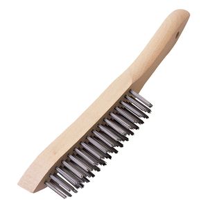 Draper Expert 310MM Heavy Duty 4 Row Wire Scratch Brush - WB-HD/I