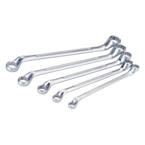 Draper 5 Piece Cranked Metric Ring Spanner Set - 7102/5/MM