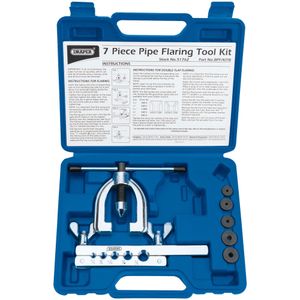 Draper Brake Pipe Flaring Kit (7 Piece) - BPF/KITB