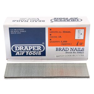 Draper 32MM Brad Nails (5000) - AAN32
