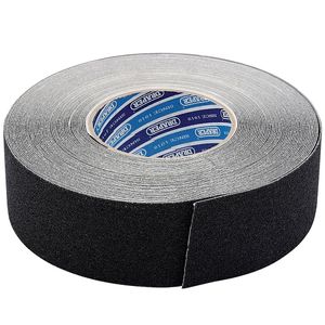Draper 18M X 50MM Black Heavy Duty Safety Grip Tape Roll - TP-S/GRIP