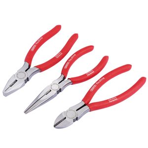 Draper 160MM Pliers Set with Pvc Dipped Handles (3 Piece) - RL-PSET