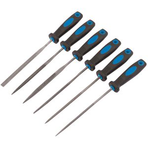 Draper 150mm Soft Grip Needle File Set (6 Piece) - NF6/SG/B