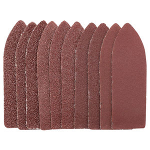 Draper Ten Assorted Grit Hook And Loop Finger Sheets (67 X 67 X 22mm) - APT152