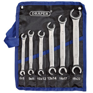 Draper Flare Nut Spanner Set (6 Piece) - BAW-FN SET