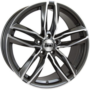 DRC DAA Alloy Wheels in Gunmetal Polished Face Set Of 4