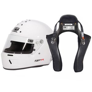 OMP GP-R Helmet & Stand21 Club Series FHR Device Package