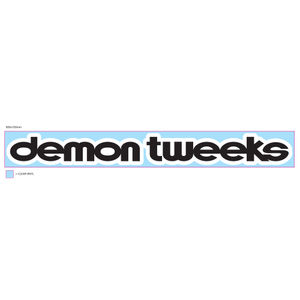 Demon Tweeks Sticker Black / White 800mm x 90mm