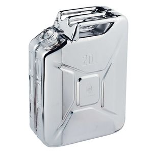 Demon Tweeks Stainless Steel Screw Cap Jerry Can