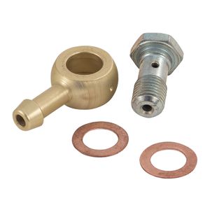 Automotive Plumbing Solutions Low Profile Banjo to 8mm ID Push On