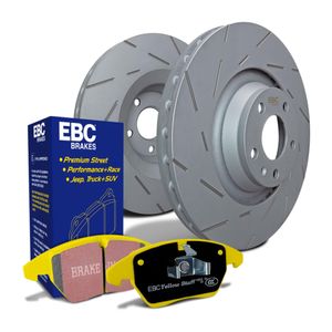 EBC Brakes Ultimax Slotted Discs and Yellowstuff Pads Kit