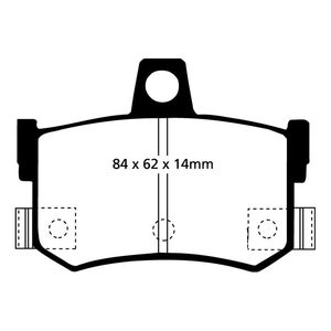 EBC Brakes Yellowstuff Performance Brake Pads