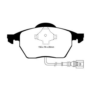 EBC Brakes Bluestuff NDX Brake Pads