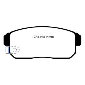 EBC Brakes Yellowstuff Performance Brake Pads
