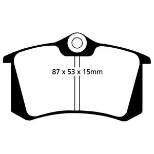 EBC Brakes Yellowstuff Performance Brake Pads