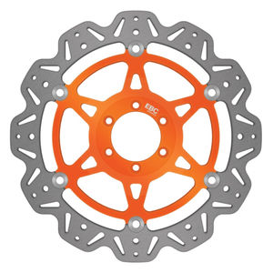 EBC Brakes Vee-Series Orange Hub Motorcycle Brake Disc