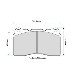Ferodo DS2500 Brake Pads To Fit Brembo M4 / OE Calipers