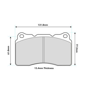 Mintex MRM1801 Brake Pads To Fit Brembo M4 / OE Calipers