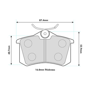 PBS Brakes ProTrack Brake Pads