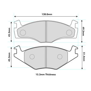 PBS Brakes ProTrack Brake Pads