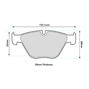 Endless MX72 Brake Pads