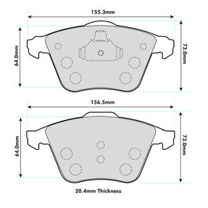 Ferodo DS2500 Brake Pads
