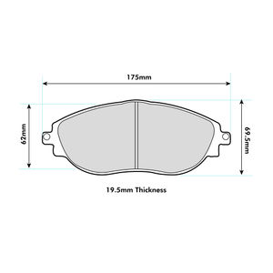 EBC Brakes Yellowstuff Performance Brake Pads