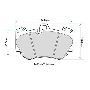 Pagid RSC1 Ceramic Disc Brake Pads