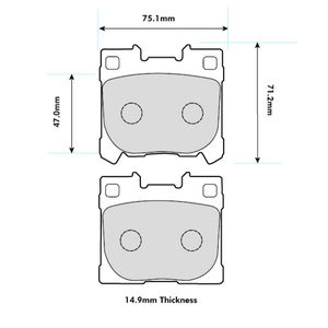 PBS Brakes ProComp S1 Brake Pads