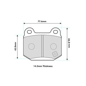 Ferodo DS3000 Brake Pads To Fit AP Racing CP5111 / OE Caliper
