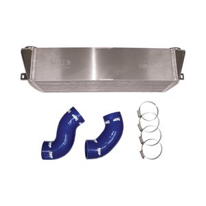 Forge Front Mount Intercooler with Black Silicone Hoses