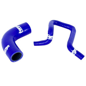 Forge Set of 2 Blue Silicone Breather Hoses