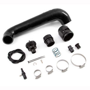 Forge Blow Off Valve With Fitting Kit With Black Silicone Hose
