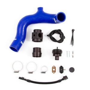 Forge Blow Off Valve With Fitting Kit With Blue Silicone Hose