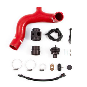 Forge Blow Off Valve With Fitting Kit With Red Silicone Hose