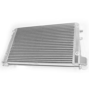 Forge Front Mount Intercooler with Red Silicone Hoses