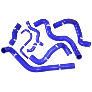 Forge Set of 8 Black Silicone Coolant Hoses