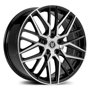 Fox Wheels BMA S1 Alloy Wheels In Black Polish Set Of 4