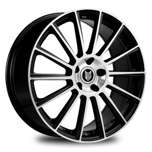 Fox Wheels MBM Alloy Wheels In Gloss Black Polish Set Of 4