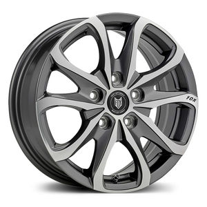 Fox Wheels Opus 2 Alloy Wheels In Zinc Polish Face Set Of 4