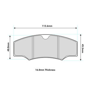 Mintex M1155 Brake Pads To Fit AP Racing CP2361 Calipers