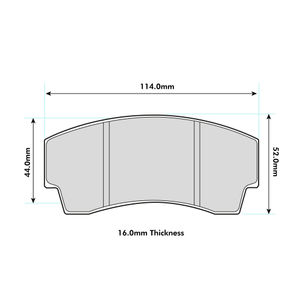 PBS Brakes ProRace Brake Pads To Fit AP Racing CP5100 Calipers